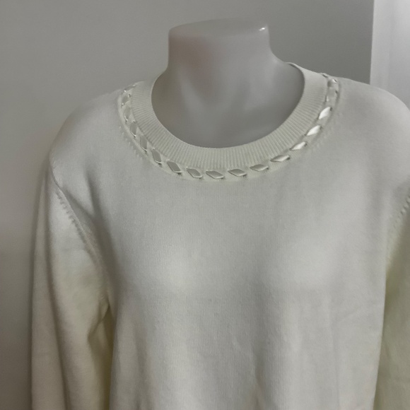 Joe Fresh XL Ivory Sweater LIKE NEW - Picture 4 of 10